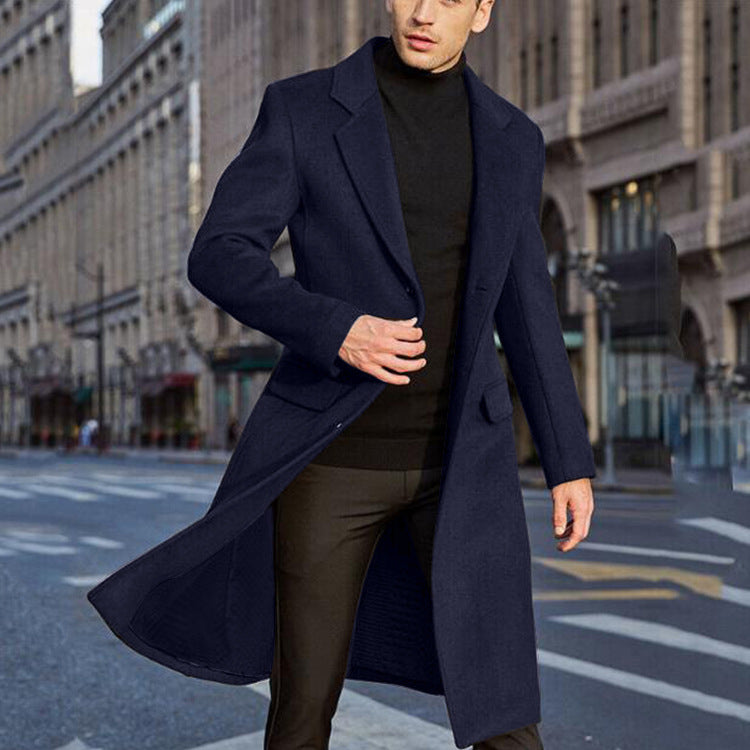 ❄❄❄Men’s Classic British-Style Trench Coat😎😎😎