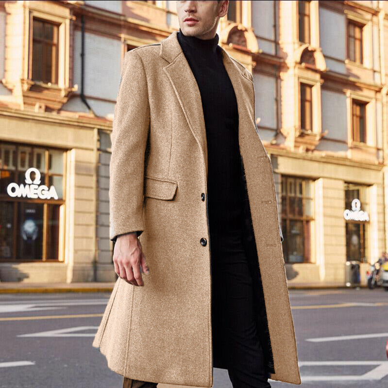 ❄❄❄Men’s Classic British-Style Trench Coat😎😎😎