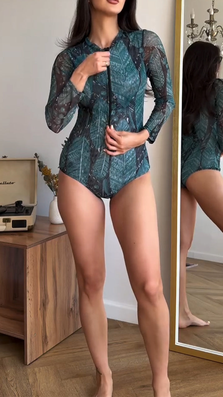 Ladies' Printed Casual Three Piece Set